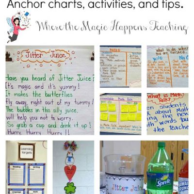 My first full week of school, anchor charts, giveaway announcement, and just about a million FREEBIES!!!