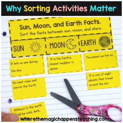 Why Sorting Activities Matter