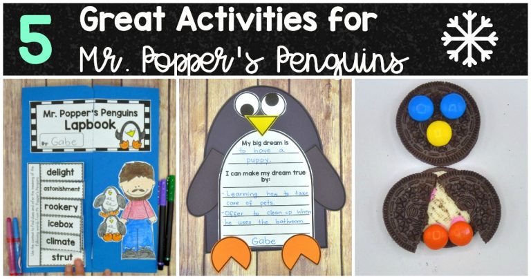 Great Activities for Mr. Popper's Penguins - Where the Magic Happens