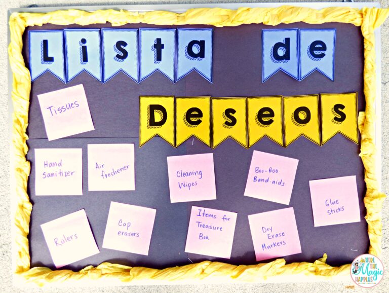 Back to School - Open House - Meet the Teacher Night Bilingual pack in ...