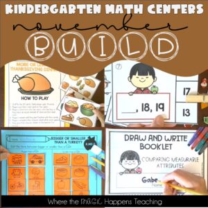 Kindergarten BUILD centers
