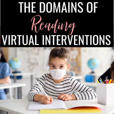 The Domains of Reading and Online Interventions