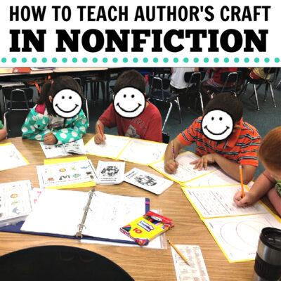 TEACHING AUTHOR’S CRAFT IN NONFICTION